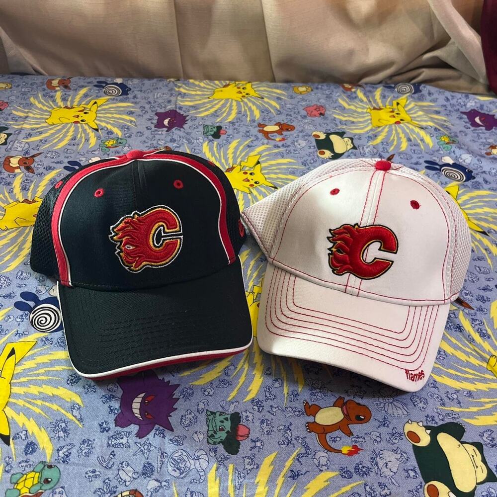 Calgary flames hat bundle